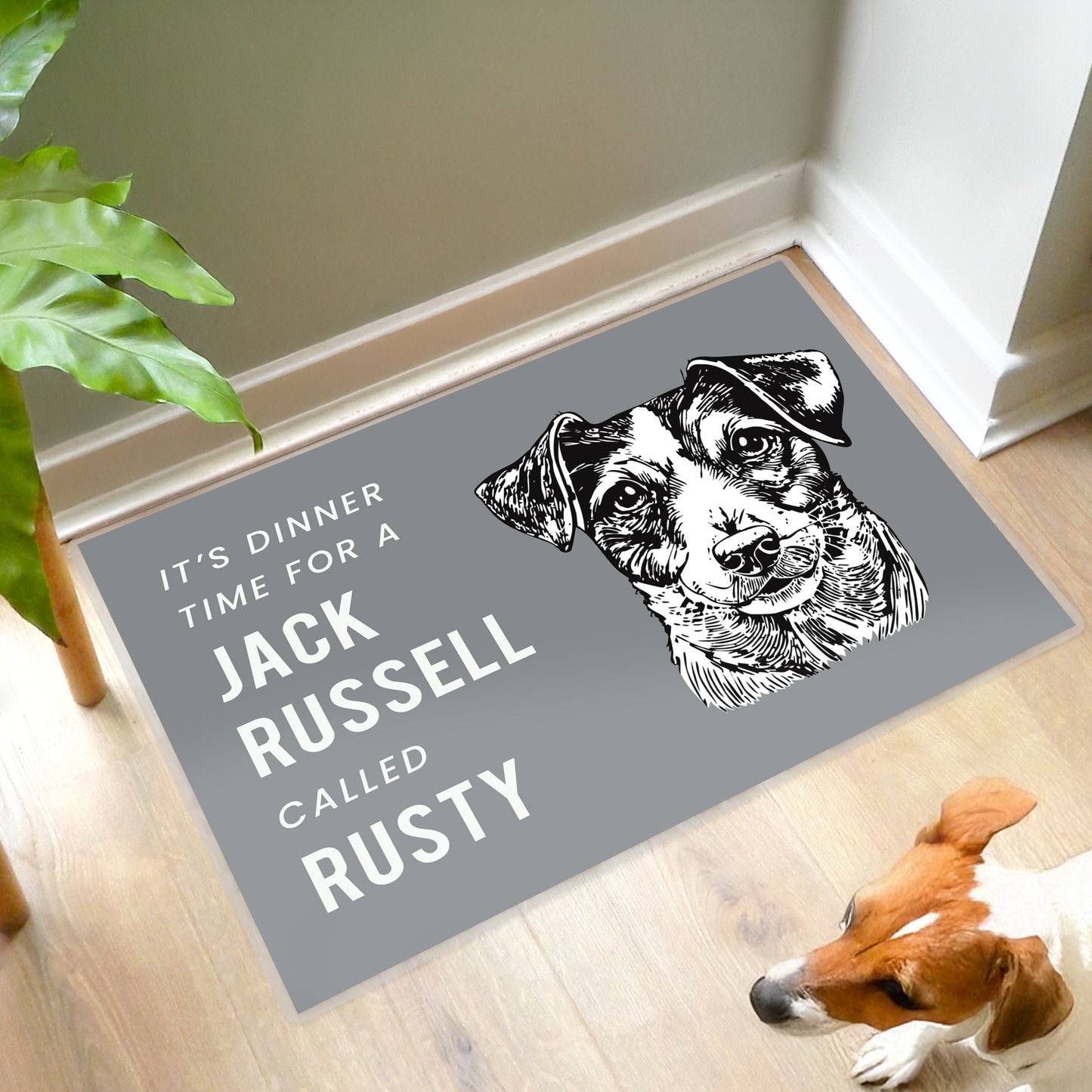 Personalised Dog Breed Food Mat - Choose from 16 Breeds