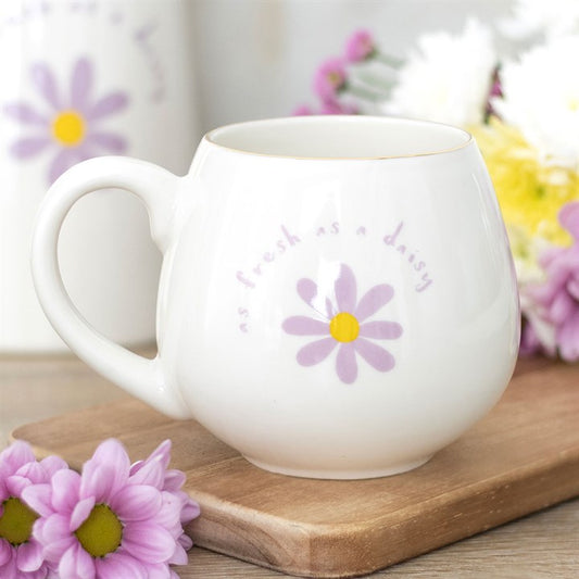 'Fresh as a Daisy' Rounded Mug