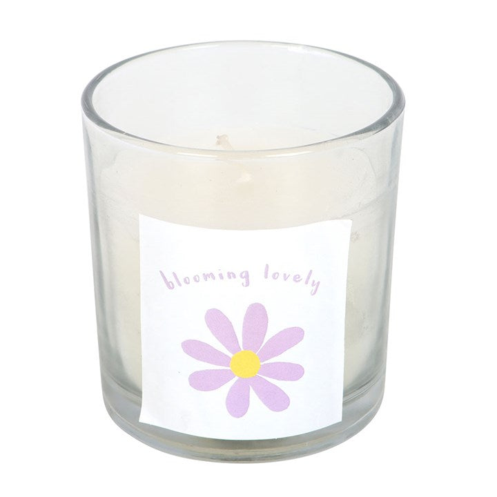 'Blooming Lovely' Daisy Wildflower Candle