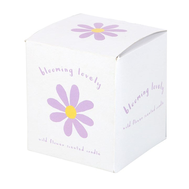 'Blooming Lovely' Daisy Wildflower Candle