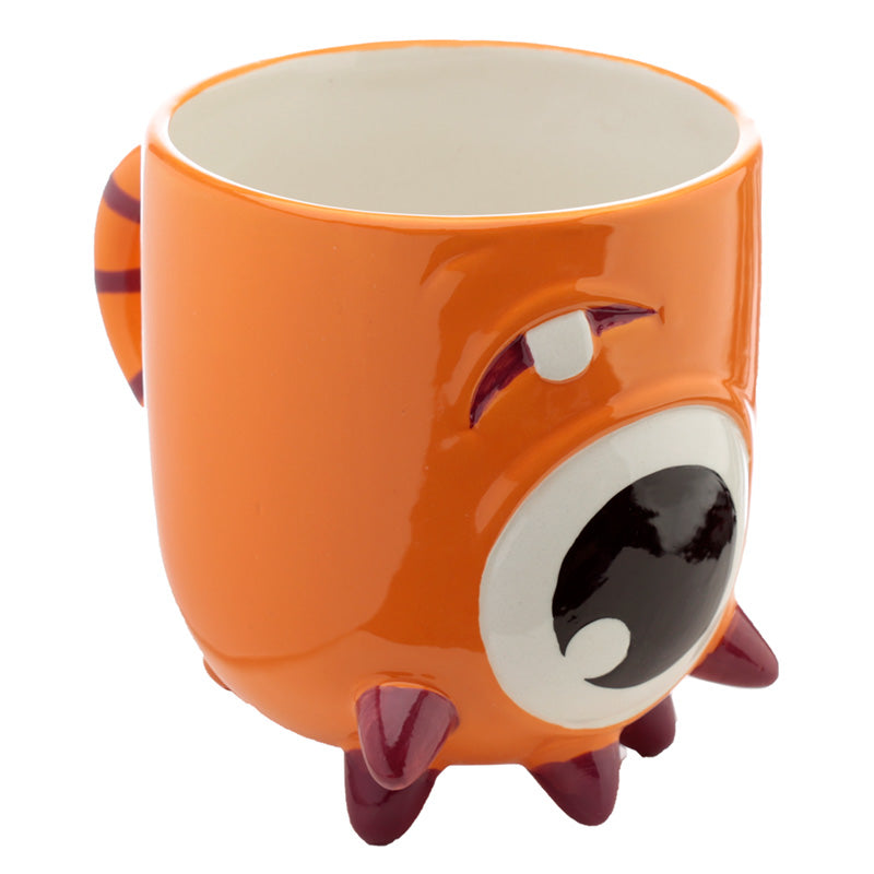 Upside Down Ceramic Mug - Orange Monstarz Monster