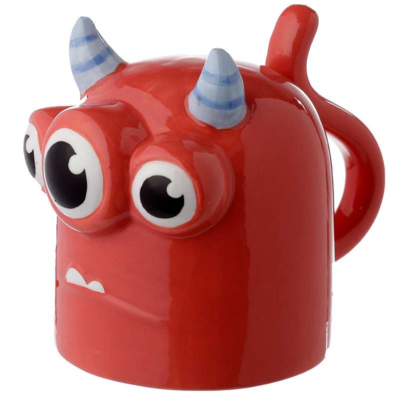 Upside Down Ceramic Mug - Red Monstarz Monster