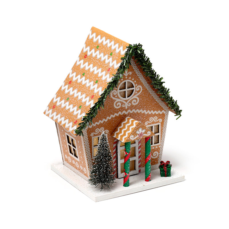 Christmas Gingerbread House LED Decoration