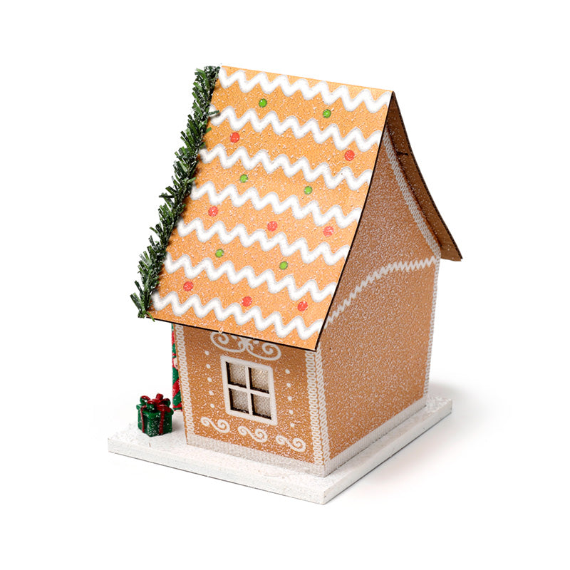 Christmas Gingerbread House LED Decoration