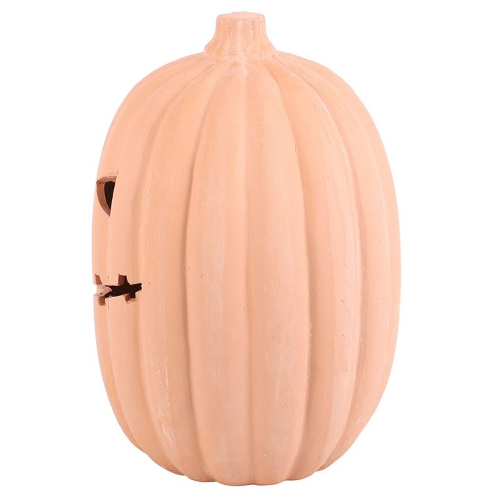 30cm Terracotta Pumpkin Ornament (Indoor/Outdoor use)