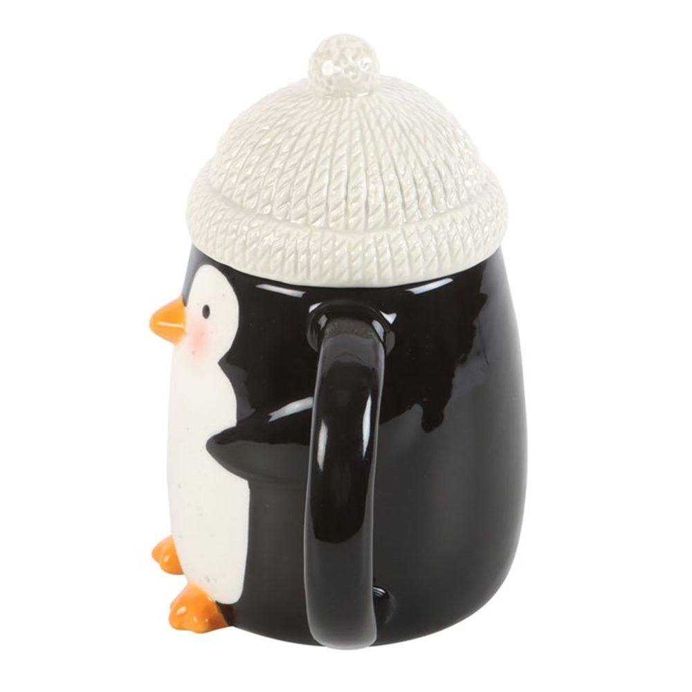 Penguin Shaped Mug with Lid