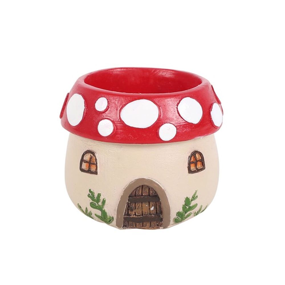 Mushroom House Resin Tealight Holder - Due Back Mid April 2025