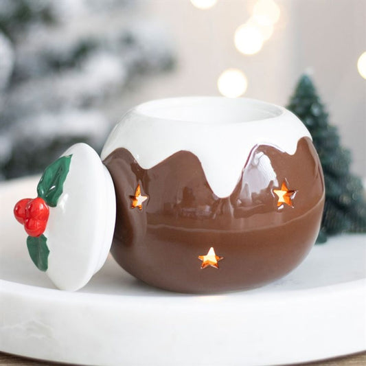 Christmas Pudding Oil/Wax Melt  Burner