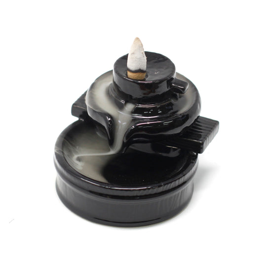 Ceramic Backflow Incense Burner - Zen Flow