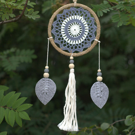 Hand Made Dream Catcher - Grey Elemental Spirits (Medium)