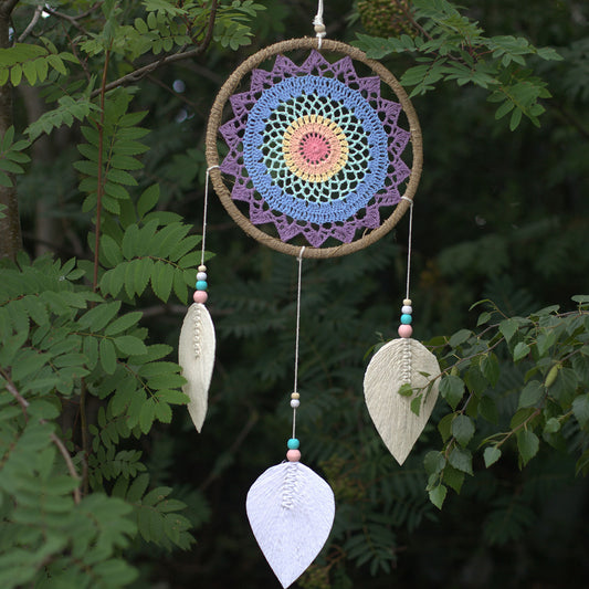 Hand Made Dream Catcher - Multi Colour Elemental Spirits (Large)