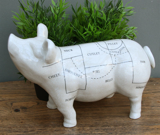 Ceramic Pig Ornament, 32cm