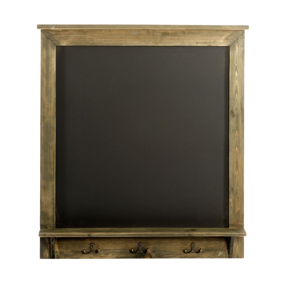 Vintage Style Chalkboard with Hooks - UK Only