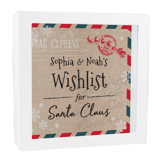 Personalised Christmas Wishes, Lists and Letters for Santa Keepsake Box