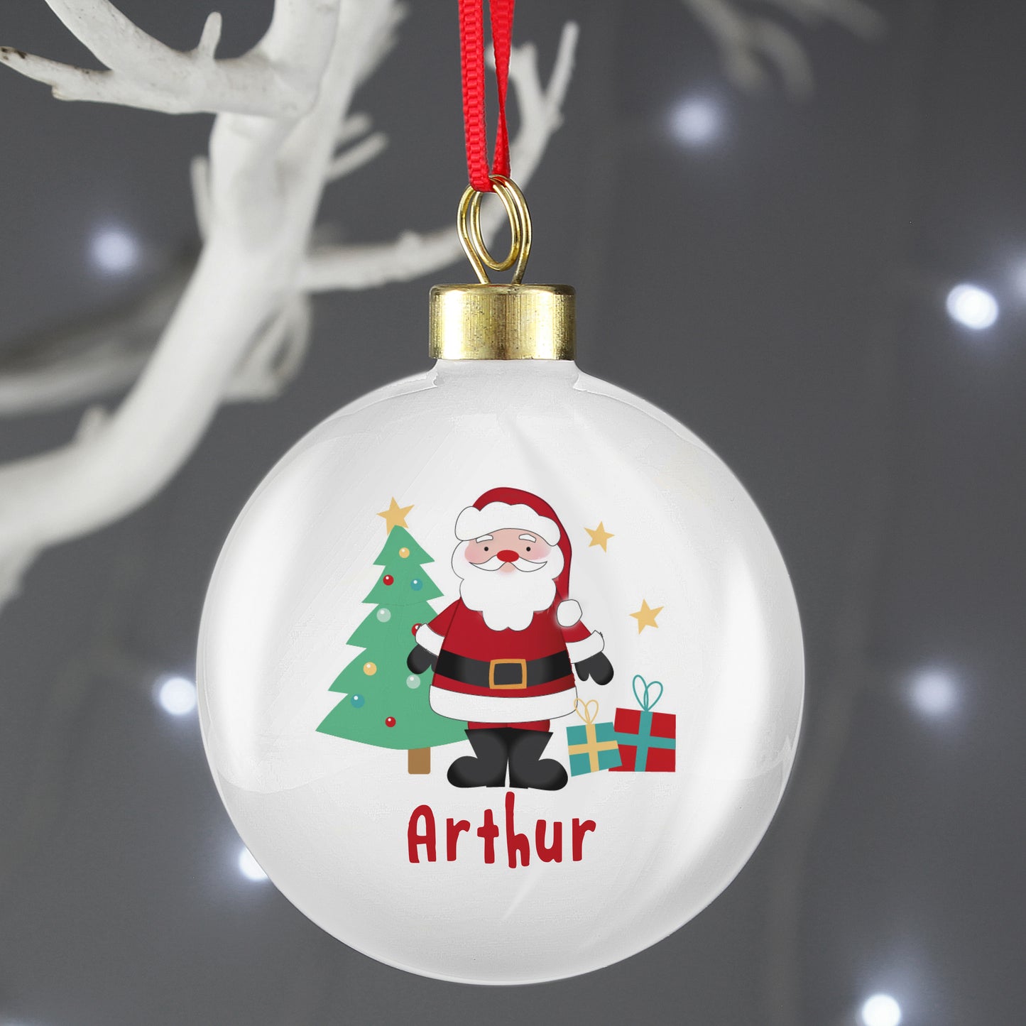 Personalised Santa Christmas Bauble