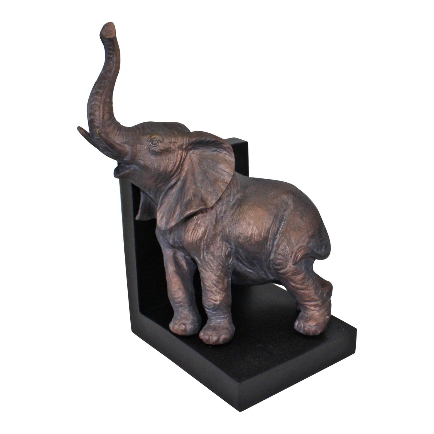 Bronze Effect Bookends - Elephant Design