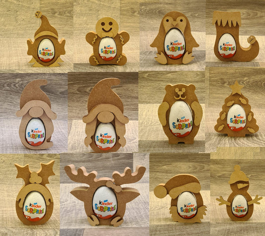 Christmas Kinder(Egg) Egg Heads - Various Styles Available