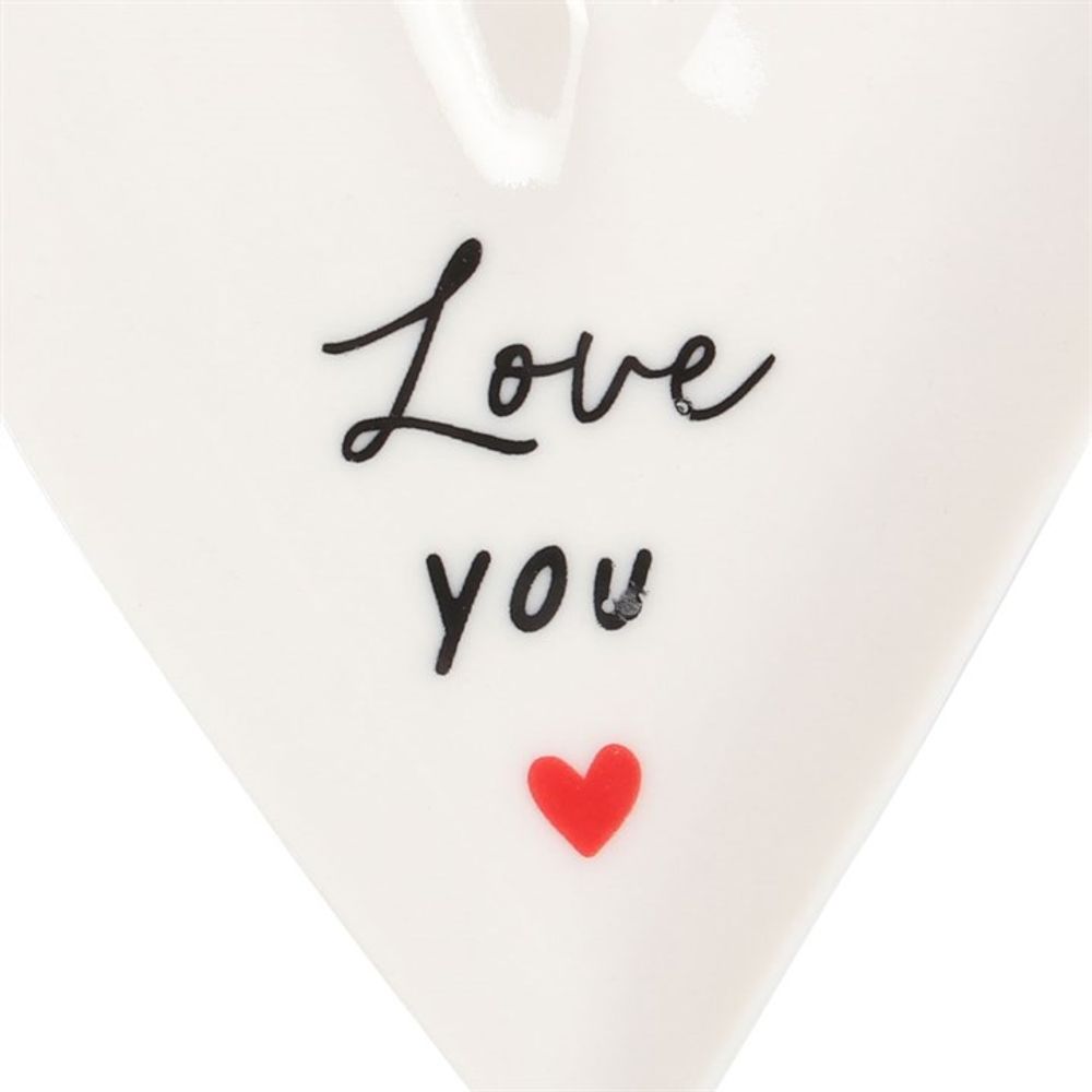 'Love You' Heart Shaped Trinket Dish